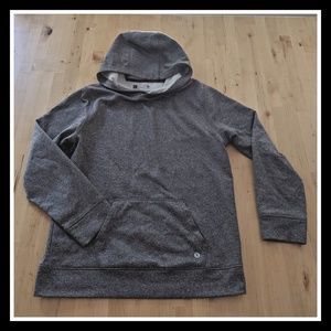 Grey Poly Fleece Boys Hoodie